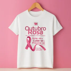Camiseta Outubro Rosa