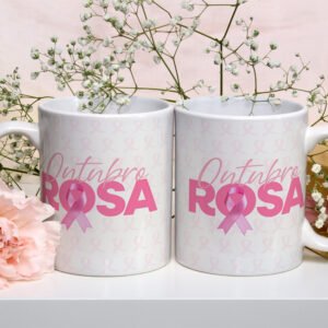 Caneca Outubro Rosa