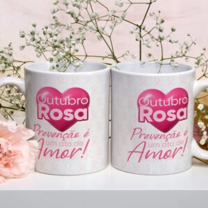 Caneca Outubro Rosa