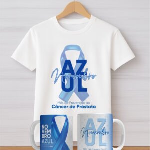 Kit Novembro Azul (Camisa + Caneca)