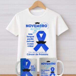 Kit Novembro Azul (Camisa + Caneca)