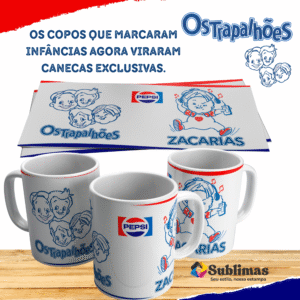 Caneca Zacarias – Coleção Trapalhões Nostalgia